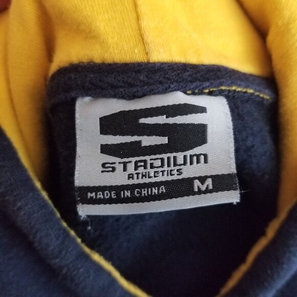 CALIFORNIA Golden Bears Hoodie Womens Medium Cal Navy Blue yellow Sweatshirt - Picture 3 of 9